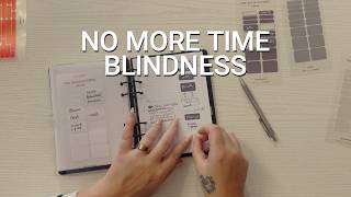 How I Time Block with ADHD + Time Blindness | The Time Blocking Buffet Method | Cloth & Paper