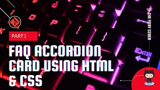 FAQ Accordion Card Using HTML, CSS & JavaScript || Frontend Mentor Coding Challenge