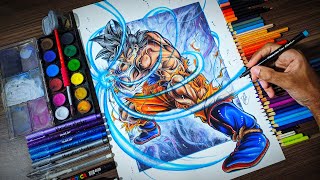 Speed Drawing Goku ultra instinct ( Dragon Ball Super )