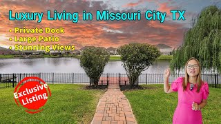 Lakefront Luxury for Under $500K | 5BR Home in Missouri City TX