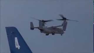 新田原基地航空祭2013　MV-22Bオスプレイ　帰投