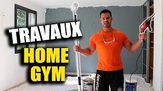 ÇA SERA JAMAIS PRÊT À TEMPS ! HOME GYM EN TRAVAUX...