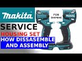 Makita Drill Service4 How disassemble and assembly an housing set of a cordless drillएक ताररहित ड्रि