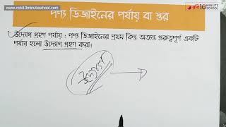 ০৬.২৪. অধ্যায় ৬ : পণ্য ডিজাইন - পণ্য ডিজাইন এর পর্যায় বা স্তর (পার্ট ০১) [HSC]