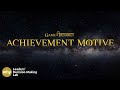 Achievement Motive | Acquired Motive | David McClelland [Game of Theories #32]