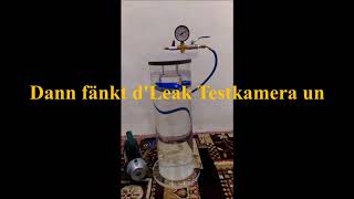 Bubble Emission Leak Testing System fir ASTM D3078