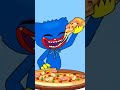 Funny Crazy Hot Dog & Pizza Mukbang   Poppy Playtime   Five Nights at Freddy's   animation