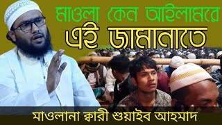 Shoaib Ahmed Ashrafi New Waz 2021 | ক্বারী শুয়াইব আহমদ আশ্রাফী | মাওলা কেন আইলামরে এই জামানাতে |