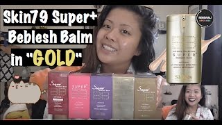 Skin79 Super+ Beblesh Balm in GOLD SPF 30 PA ++ Review