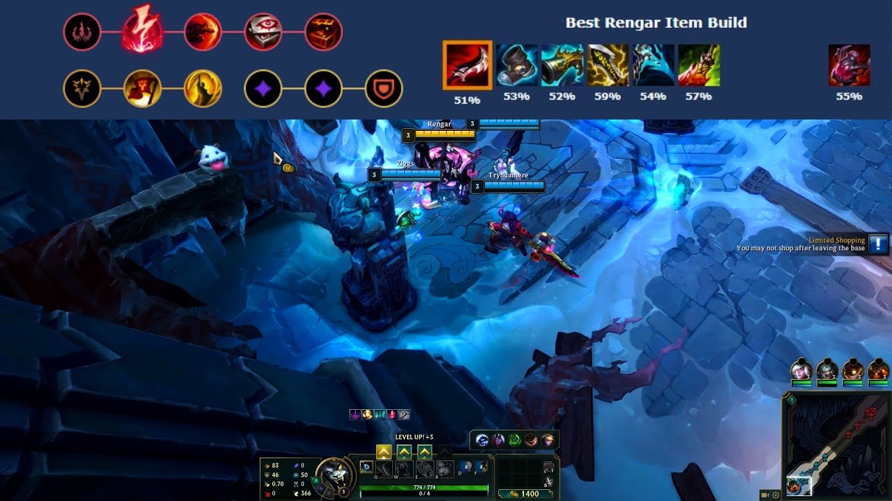 LOL - League Of Legends -Hightlights - Rengar ARAM Build Guide, Runes ...