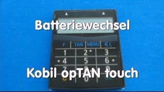 Batteriewechsel Kobil opTAN touch