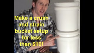 HOW TO HARVEST HONEY TUTORIAL - CRUSH AND STRAIN - HOW TO MAKE THE BUCKET SETUP