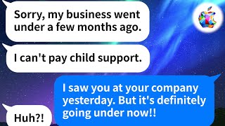 【Apple】My greedy husband lies about his business going under to avoid paying child support.