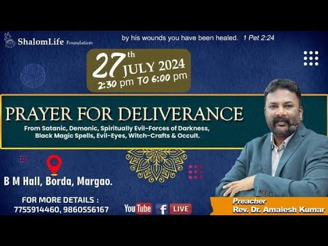 27.07.2024 / Oración por la liberación / Rev. Dr. Amalesh Kumar