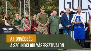 A honvédség a Szolnoki Gulyásfesztiválon