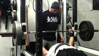 275 lbs x 10 Reps Bench Press (202 b/w)