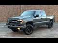 lifted 06 cateye silverado gets a new set of wheels 18’s no rub 265 70r18