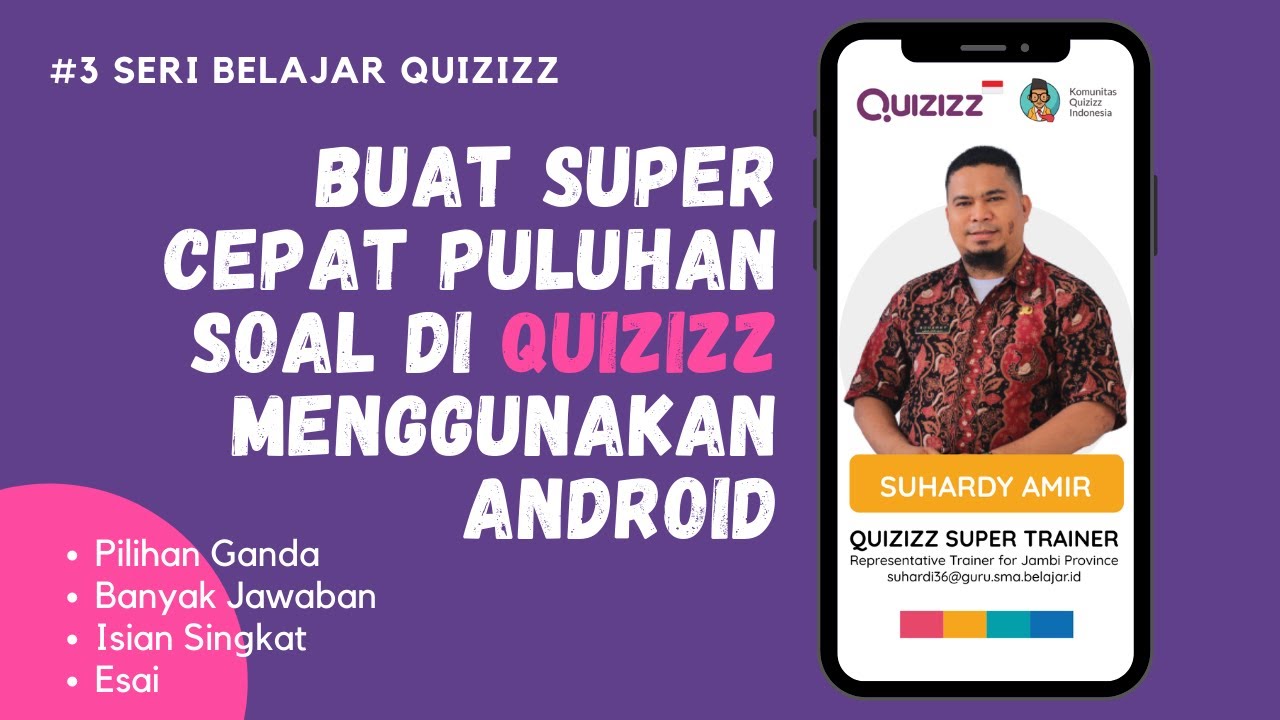 Cara Mudah Membuat Soal Dengan Cepat Di Quizizz Menggunakan Android ...