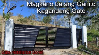 Gate Installation Project Natapos na Magkano Ngaba ang Ganito kagandang Gate