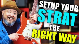 How to Setup Your GUITAR for Beginners (Strat Edition)