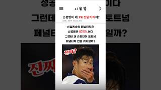 73.6% 손흥민이 왜 PK 차는거야?