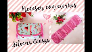 “TUTORIAL – DIY” Neceser con nylon cristal y cierres.