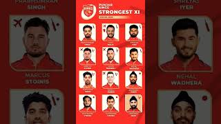 Punjab kings strongest playing 11 for IPL 2025