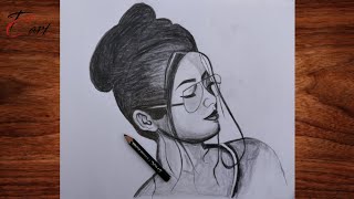 How to Draw Rashmika Mandanna || Portrait drawing tutorial || Face Sketching