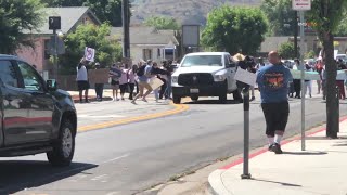 Santa Paula: *** Caught on Video *** Pickup Drives Through People Protesting Amid Most Recent ...