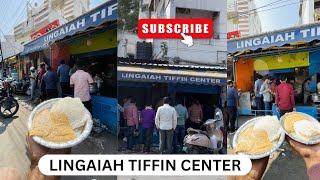 Lingaiah Tiffin Center 😋🤤 || 60 Years Old Tiffin || The Best \u0026 Most Famous Place in Hyderabad