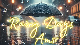 Relaxing Rain Sounds on Umbrella☔️🌧️ | Cozy ASMR for Sleep \u0026 Focus