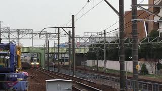 ［祝‼️営業運転開始‼️］名鉄2200系 2213f(快特新鵜沼行き）神宮前駅 入線‼️