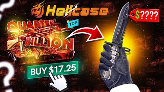 QUARTER BILLION CASE OPENING ON HELLCASE !! ?! HELLCASE PROMO CODE 2024 ! HELLCASE CASE OPENING !