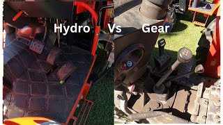 Hydrostatic vs Gear Transmission.  Which Tractor Do I Need.