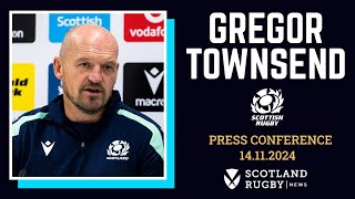 Gregor Townsend discusses Scotland team to play Portugal