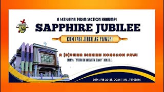 SAPPHIRE JUBILEE  JIREH AG TUNGZANG KUM 46 CIN  LEH A (3) VEINA BIAKINN KONGHONPAWI FEB 22-25/2024