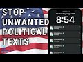 How to stop political texts