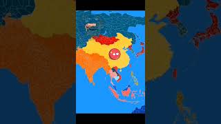 💀 WW3 nutshell video | Reviving countries of there empire | [Part 3] #countryballs #shorts #war