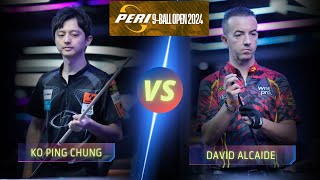 KO PING CHUNG VS DAVID ALCAIDE | PERI 9-BALL OPEN 2024 #billiards #nineball #9ballpool #highlights