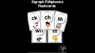 Fundations Digraph Flash Cards