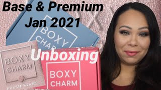 Boxycharm January 2021 Unboxing | Unboxing Base & Premium Boxycharm January 2021
