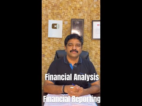 Difference between financial analysis and financial reporting #365daysfinancemastery