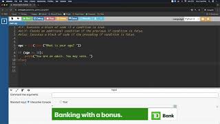 COP1000 Branches Lecture Python