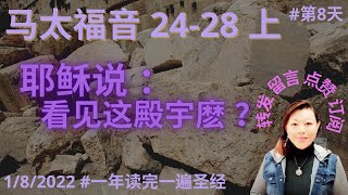 马太福音24-28-读，第8天, Matthew 24-28 , 一年读完一遍圣经，第1部分我陪你读圣经，聆听神的话语，Bible in a Year, Read in Chinese 涛涛宝藏