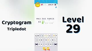 Cryptogram Tripledo Level 29 Solutions 🧩 | Logic Puzzle Game | Mini Boss