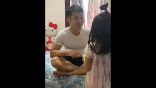 我闺女可真贴心啊！#人类幼崽成长计划 #成长小秘密 #cute #搞笑 #funny