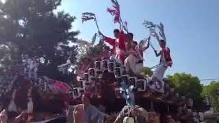 2013  岡本区だんじり 本住吉神社  宮入後蔵前