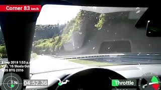 Nordschleife 8.9.2018, Skoda Octavia III RS, 8:57