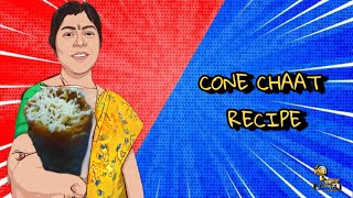 Cone Chaat Recipe | Cheesy Cone Chaat | FeelHungryCookingchannel