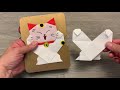 origami maniacs 426 origami maneki neko fortune cat